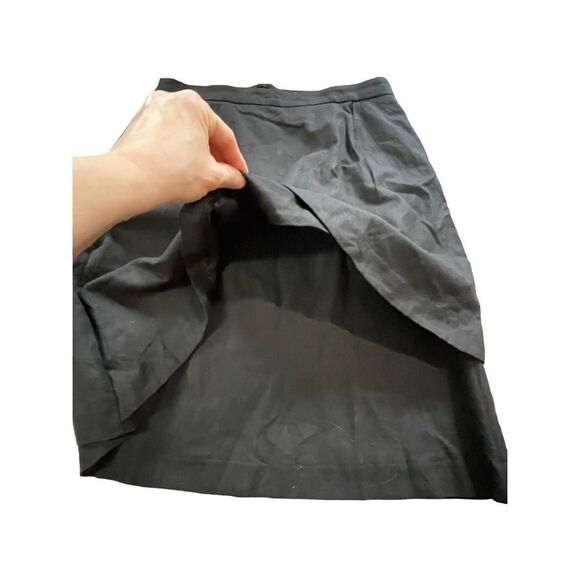 Anthropologie MaEve black layer tiered skirt size 12P - Picture 5 of 6